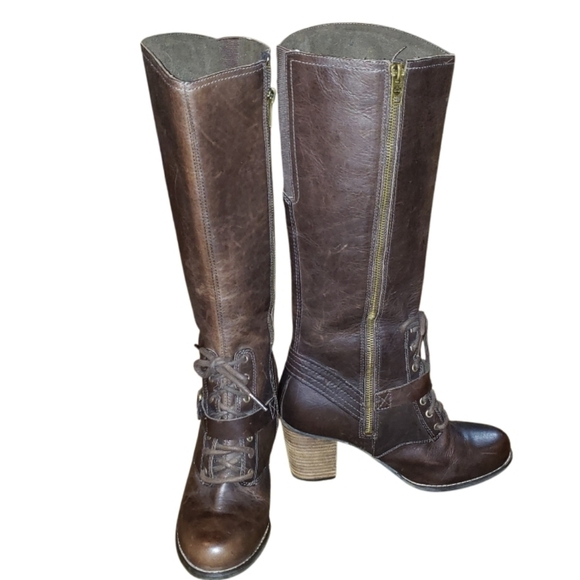 Timberland Earthkeepers Trenton Tall Leather Boots - Picture 8 of 12